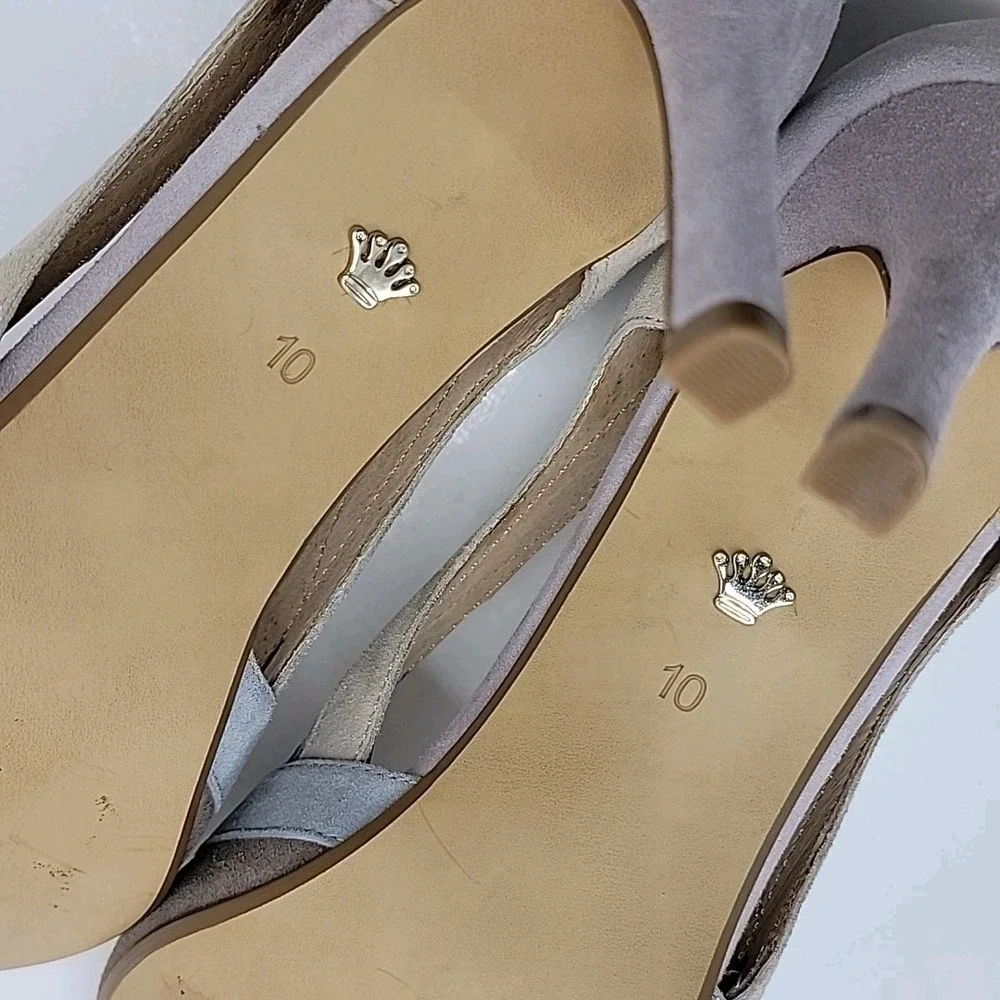 Nina Originals Agenda Suede Pastel Color Block Cut Out Heels US Size 10 Pretty